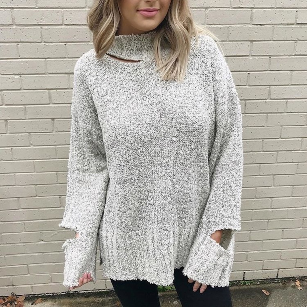 Distressed Boutique Sweater
